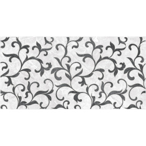 Плитка Laparet 50x25 декор серый Morgan глянцевая глазурованная