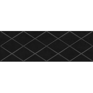 Плитка Laparet 60x20 декор Attimo чёрный 17-05-04-1172-0 Eridan матовая глазурованная