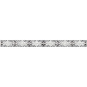 Плитка Laparet 60x5 бордюр Студио серый 58-03-06-656 Flash матовая глазурованная