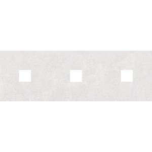 Плитка Laparet 60x20 декор Студио с 3-мя вырезами серый Flash матовая глазурованная