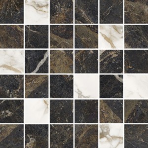 Плитка Laparet 30x30 мозаика микс коричневый Kanzas матовая глазурованная
