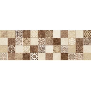 Плитка Laparet 60x20 декофон мозаика бежевый 17-30-11-486 Libra глянцевая глазурованная