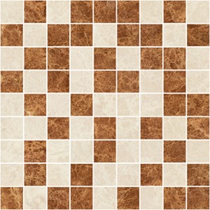 Плитка Laparet 30x30 декор оранжевый+бежевый Libra глянцевая глазурованная
