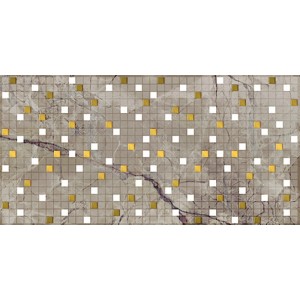 Плитка Laparet 40x20 декор Helias табачный 08-03-17-1362 Nemo глянцевая глазурованная