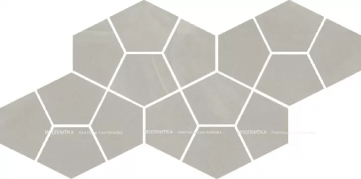 Мозаика Италон Континуум Сильвер Призм 20.5х41.3 620110000183