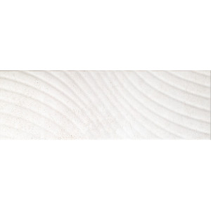 Плитка Керамин 75x25 декофон 7 тип 1 декор белый. волна Сонора полированная глазурованная