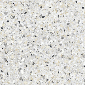 Плитка Керамин 50x50 7 светло-серый Терраццо полированная глазурованная
