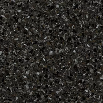 Плитка Керамин 50x50 5 чёрный Терраццо матовая глазурованная