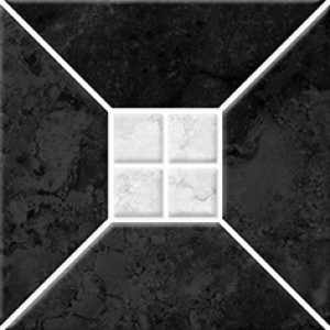 Плитка Керамин 20x20 1Т тип 2 черная Риальто глянцевая глазурованная