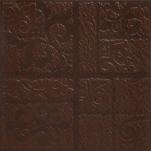 Плитка Керамин 30x30 Каир клинкерная 4Д коричневый рельеф матовая