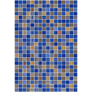 Плитка Керамин 40x28 2Т голубой Гламур матовая глазурованная
