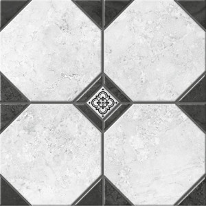 Плитка Керамин 40x40 7 белый Лимбург неполированная матовая глазурованная