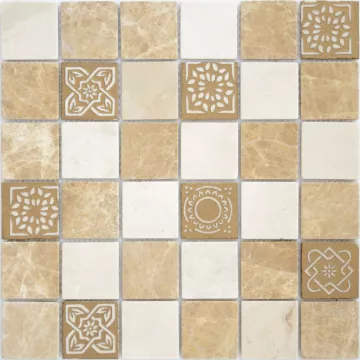 Мозаика из натурального камня LeeDo Art Pietra Mix 1 MAT 48x48x8