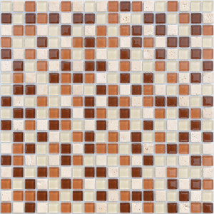 Мозаика из стекла и натурального камня LeeDo Baltica 15x15x4
