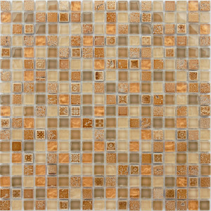 Мозаика из стекла и натурального камня LeeDo Cozumel 15x15x8