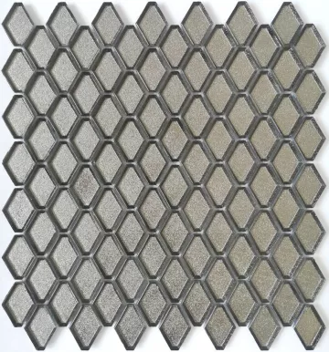 Стеклянная мозаика Alchimia LeeDo Diamanti d'argento 24x42x6