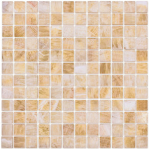 Мозаика из натурального камня LeeDo Onice beige POL 23x23x8