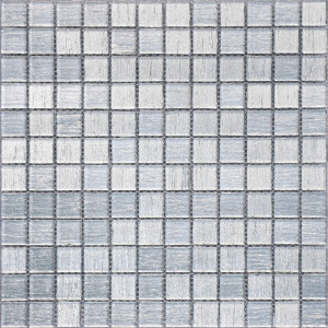 Стеклянная мозаика LeeDo Silver Satin 23x23x4
