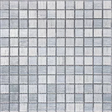 Стеклянная мозаика LeeDo Silver Satin 23x23x4 ПУ