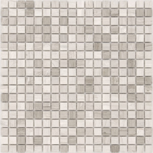 Мозаика из натурального камня LeeDo Travertino Silver POL 15x15x4