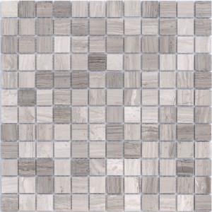 Мозаика из натурального камня LeeDo Travertino Silver POL 23x23x4