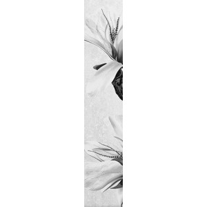 Плитка Шахтинская Плитка 40x8 бордюр серый 01 Картье полированная глазурованная