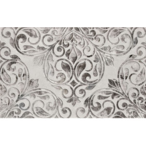 Плитка Шахтинская Плитка 40x25 декор серый 01 Персиан матовая глазурованная