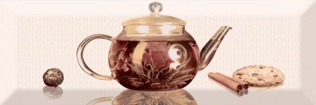 Absolut Keramika Плитка керамическая 30x10 Decor Tea 01 A