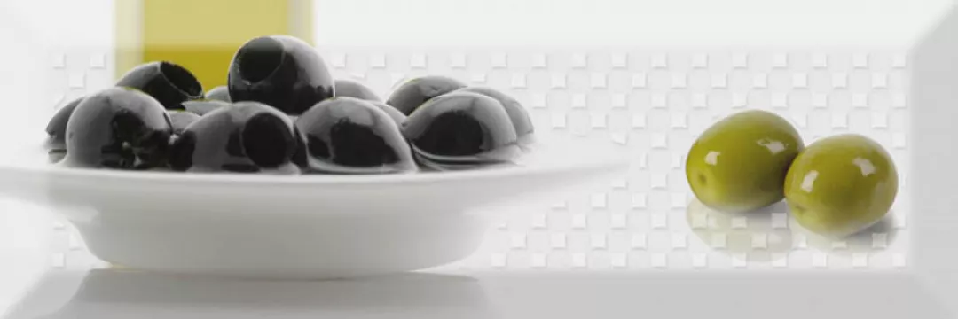 Absolut Keramika Плитка керамическая 30x10 Decor Olives Fluor 01