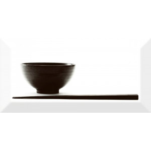 Плитка Absolut keramika декор 20x10 Decor Japan Tea 02 C Monocolor Biselado глянцевая