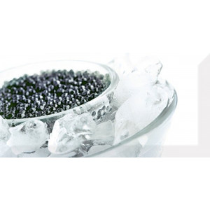 Плитка Absolut keramika декор 20x10 Decor Black Caviar 02 Monocolor Biselado глянцевая