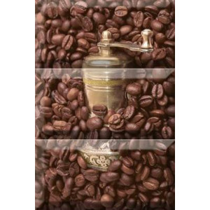 Плитка Absolut keramika декор 30x20 Composicion Coffee Beans 01 Monocolor Biselado глянцевая