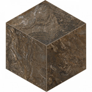 Плитка Эстима мозаика Mosaic/BR04_NS/25x29/Cube неполированный коричневый