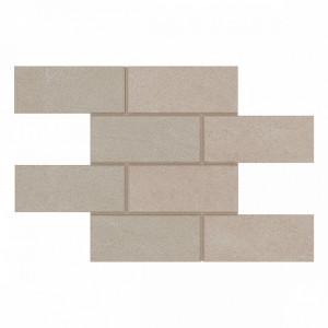 Плитка Эстима мозаика Mosaic/LN02_NS/TE02_NS/28,6x35/BricksBig неполированный серый