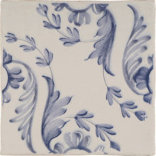 Декор Vives 20x20 Ceramica Bargas голубой глянцевая