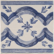 Декор Vives 20x20 Ceramica Batres голубой глянцевая