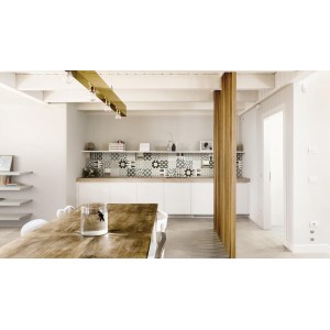 Керамогранит 60x60 Ivory Lapp Be-Square лаппатированная светлый бетон 9.5мм Emil Ceramica