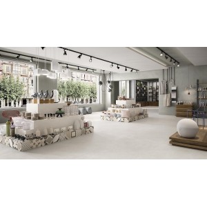 Керамогранит 120x60 Ivory Nat Be-Square матовая, неполированная бежевый бетон 6.5мм Emil Ceramica