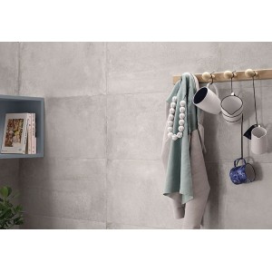 Керамогранит 80x40 Concrete Nat Be-Square матовая, неполированная светлый бетон 9.5мм Emil Ceramica