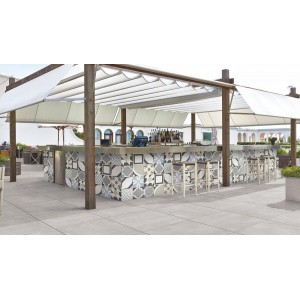 Керамогранит 278x120 Concrete Nat Be-Square матовая, неполированная однотонный бетон 6.5мм Emil Ceramica