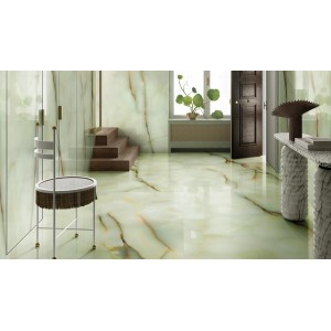 Керамогранит 120x60 Giada Silktech Tele Di Marmo Pure Onyx матовая зеленый оникс 9мм Emil Ceramica