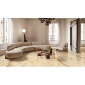 Керамогранит 120x60 Miele Lappato Tele Di Marmo Pure Onyx лаппатированная оранжевый оникс 9мм Emil Ceramica