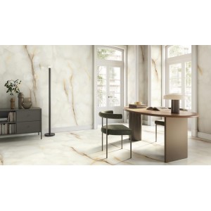 Керамогранит 278x120 Perla Naturale Tele Di Marmo Pure Onyx матовая белый оникс 6.5мм Emil Ceramica