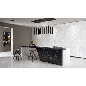 Керамогранит 280x120 Thassos Lappato Tele Di Marmo Revolution лаппатированная белый мрамор 7мм Emil Ceramica