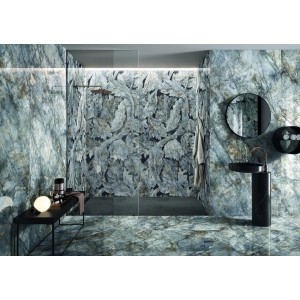 Керамогранит 280x120 Patagonia Lappato Tele Di Marmo Revolution лаппатированная голубой мрамор 7мм Emil Ceramica