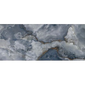 Керамогранит 120x60 Blue Silktech Tele Di Marmo Onix матовая синий оникс Emil Ceramica