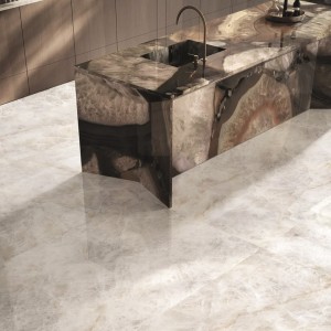 Керамогранит 120x60 Crystal Ambra Silktech Rett Tele Di Marmo Precious бежевый мрамор 9.5мм Emil Ceramica