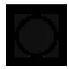 Керамическая вставка 20x20 Tozzetto Liscia Sat Lava глянцевая моноколор однотонный Ladiva Сeramiche