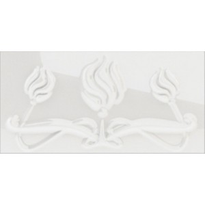 Керамический бордюр listello torino 20x2 Lucido Latte матовая белый однотонный Ladiva Сeramiche