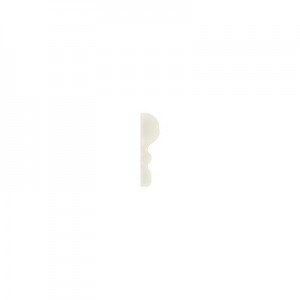 Керамический элемент angolo torello venezia 8x3 Sat Latte матовая белый однотонный Ladiva Сeramiche